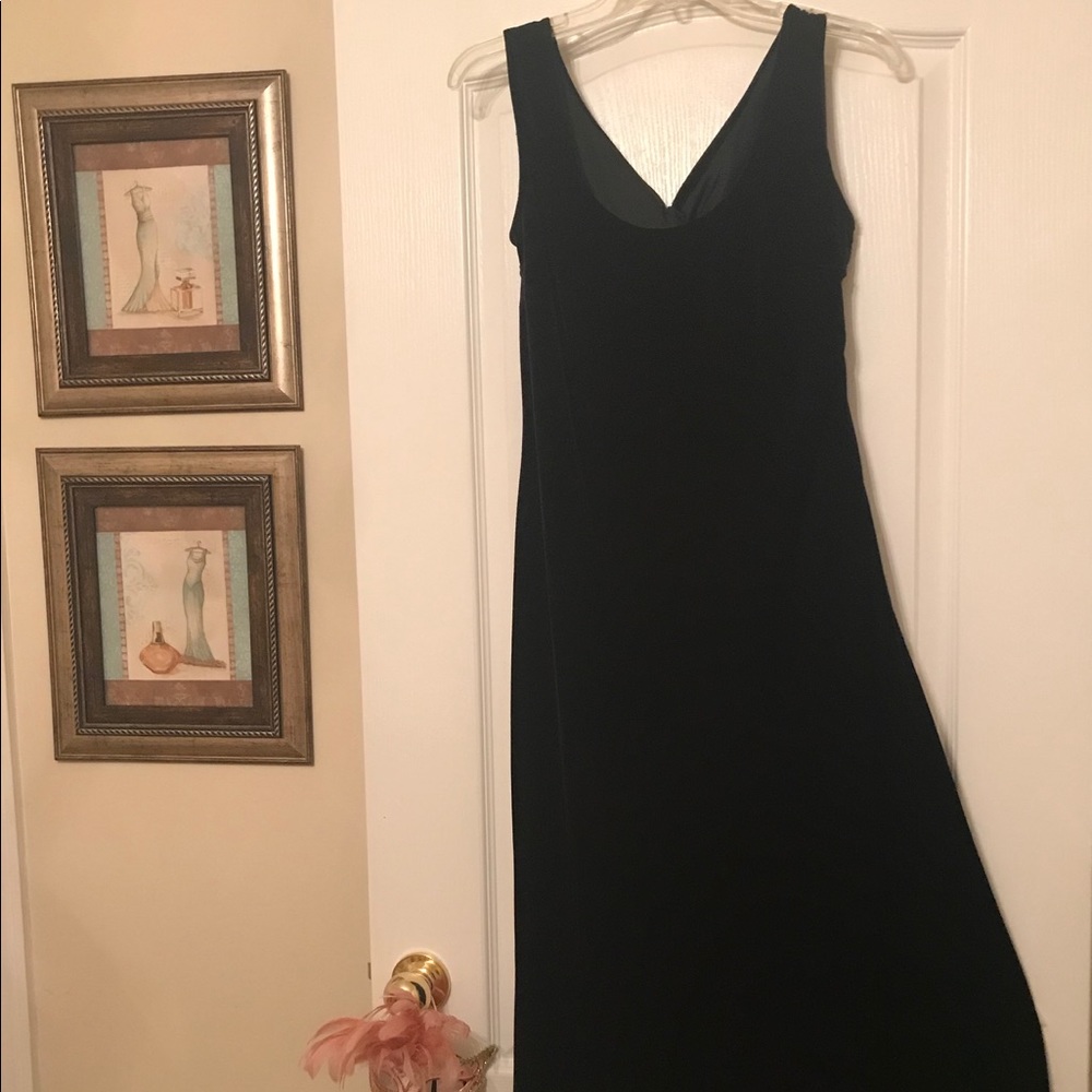 Velvet Evening Gown